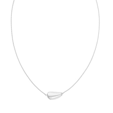 Γυναικείο κολιέ Calvin Klein 35000600 ατσάλινο ασημί με ασύμμετρο κρεμαστό.